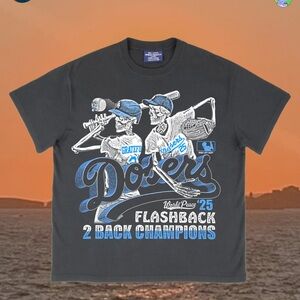 Grateful Dead Dodgers Graphic Tee - Black